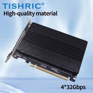 تيشريك NVME <span class=keywords><strong>M</strong></span>.2 MKEY SSD RAID PCIE16 صفيف محول بطاقة توسيع اللوحة الأم بطاقة بسي سبليت - Product Image 6