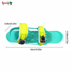 Mini-skis, lames courtes réglables pour chaussures d'hiver et sports de neige - Product Image 2