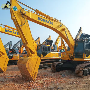 Excavatrice hydraulique sur chenilles Komatsu PC350 très efficace et puissante utilisée pour les chantiers de construction - Product Image 6