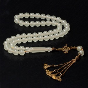 Produttori 51 perline allah rosario collana in resina ambra collana perline musulmane accessori turchi perline di preghiera - Product Image 2