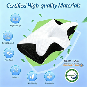 <span class=keywords><strong>Cuscino</strong></span> Ergonomico di Lusso a Forma di Farfalla in Memory Foam, <span class=keywords><strong>Cuscino</strong></span> da Letto Personalizzabile per Supporto Cervicale e Dolore al Collo - Product Image 6