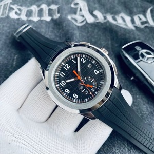 Montre de luxe pour homme de marque haut de gamme, bracelet en silicone, cadran en verre, aiguilles, pour homme - Product Image 6