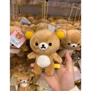 Pendentif en peluche San-X Easy Bear style basique, frère/sœur, petit poulet mignon, breloque de sac, rembourrage en coton PP, modèle XG01 14+ - Product Image 1