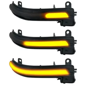 Car Rearview Mirror Light Yellow Flowing Led Car Turn Indicator Light For 1/2/3/4/x/m/i3/i3s Series