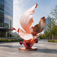 Escultura Urbana Grande de FRP, Estatua Emblemática de Ciudad Personalizada de Fibra de Vidrio para Exhibición en Espacios Públicos