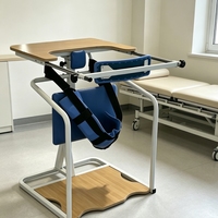 Mesa de Terapia Física y Rehabilitación para Adultos con Soporte de Acero para Miembros Inferiores, Dispositivo Ortopédico para Hemiplejia y Accidentes Cerebrovasculares