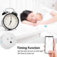 Sonoff — prise intelligente de WIFI, ue 10a, contrôle vocal, PC, maison, ignifuge, wi-fi