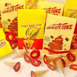 Nhà Sản Xuất Tùy Chỉnh Bán Buôn Halal Sô Cô La Mứt Với Bánh Quy Ice Cream Cone - Product Image 3