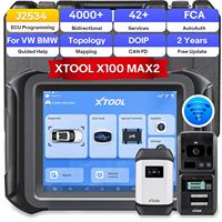 [2 Anni di Aggiornamenti Gratuiti] XTOOL X100 MAX 2 2026 Programmatore Chiavi Auto con VCI J2534 e KC501 Supporta Topologia di Programmazione ECU