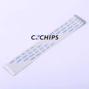 JS05A-30P-100-3-4 FFC Cable (Flexible Flat Cable) P=0.5mm Connector 30P 0.5mm 0.3mm Non-Inverting - Product Image 1