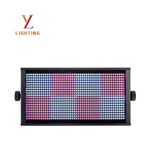 Projecteur stroboscopique LED 200W 960 LED 5050 RGB à 8 sections, DMX512 RDM, mode automatique, effet Chase Wash, gradation linéaire 32 bits pour DJ - Product Image 2
