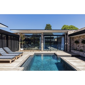 Modern <b>Light</b> Steel Frame Villa With <b>Pool</b> And Glass Walls For Resort Use - Product Image 1