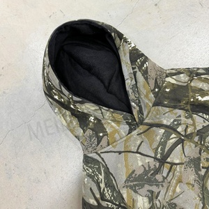 Fashion Design Custom Vintage Camouflage <b>Jacket</b> <b>Pullover</b> Hoodie for <b>Men</b> Oversized Heavy Hunting Hoodie <b>Jackets</b> - Product Image 3
