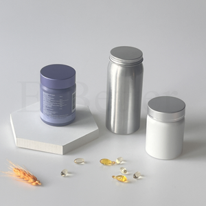 Pabrik kustom suplemen Aluminium kemasan kaleng 50cc 100cc 150cc 200cc tablet logam timah obat kapsul botol - Product Image 1