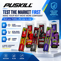 PUSKILL Mémoire RAM DDR4 haute vitesse 16 Go 3200 MHz CL16 pour ordinateur de bureau, module UDIMM 288 broches pour mise à niveau de PC et reconstruction de système
