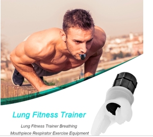 Portable Stainless Steel Lightweight Breathing <b>Trainer</b> for Daily Fitness Training Lung <b>Trainer</b> Adjustable Different Fitness - Product Image 4