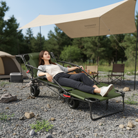 Carrito Plegable Multiusos para Camping, Playa, Jardín, Compras, Almacenamiento, Venta al Por Mayor de Fábrica