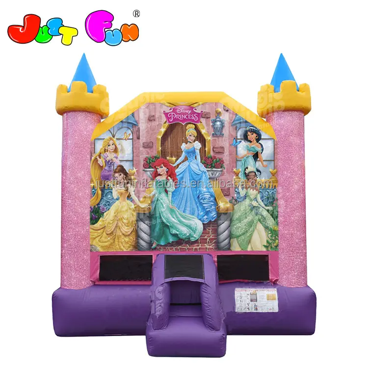 Casa inflável do castelo da princesa para crianças