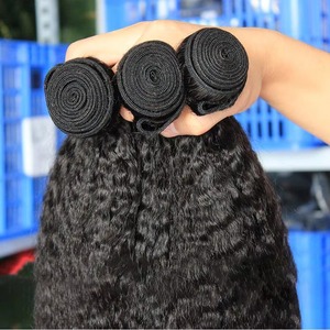 100% Raw Cabelo Humano Pacotes Peruano Kinky Reta Remy Extensões de Cabelo Yaki Straight <span class=keywords><strong>Lace</strong></span> Cabelo Trama Mulheres Negras Tipo de Renda