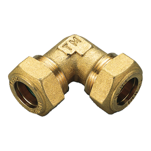 Raccordi per Condotti del Gas TIEMME a Compressione Doppia Curva con O-Ring Giallo Adatti per 22 X 22 mm - Product Image 1