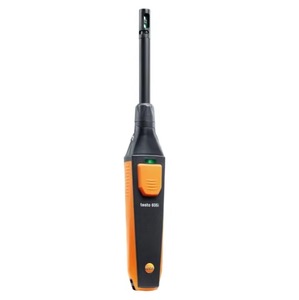 Compact Testo 605i <b>Temperature</b> and Humidity Measuring Instrument with Bendable <b>Probe</b> Thermohygrometer Operated Via Smartphone - Product Image 3