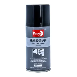 High quality auto aerosol silicone lubricant spray fluid oil wax silicon for car leather dashboard treadmill shine gloss polish