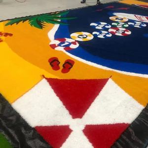 <span class=keywords><strong>Pelouse</strong></span> de gazon artificiel 3D haute densité 2024 pour sol décoratif <span class=keywords><strong>synthétique</strong></span> de jardin et décoration murale - Product Image 4