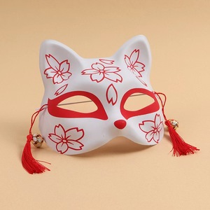 Máscara <span class=keywords><strong>de</strong></span> gato zorro <span class=keywords><strong>de</strong></span> media cara <span class=keywords><strong>de</strong></span> estilo japonés pintada a mano <span class=keywords><strong>de</strong></span> plástico <span class=keywords><strong>para</strong></span> hombres y mujeres accesorios <span class=keywords><strong>de</strong></span> <span class=keywords><strong>Halloween</strong></span> transfronterizos Bola <span class=keywords><strong>de</strong></span> fiesta - Product Image 5