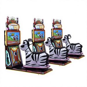 เครื่องเกมแข่งม้าแฟนทอมคุณภาพสูงจากโรงงาน เครื่องเล่นเกมอาร์เคดจำลองการแข่งม้าแบบหยอดเหรียญอัตโนมัติ ทำจากพลาสติก ภาษาอังกฤษ - Product Image 4