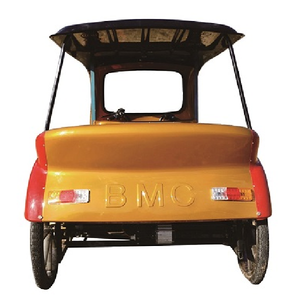 Triciclo de transporte con un solo brazo de suspensión delantera, mini triciclo de 3 ruedas para adultos con carrocería abierta para pasajeros - Product Image 5