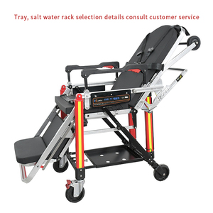 Camilla de ambulancia silla plegable con respaldo ajustable Metal negro dispositivo médico Ce ambulancia Oem Conversión de equipo Interior - Product Image 5