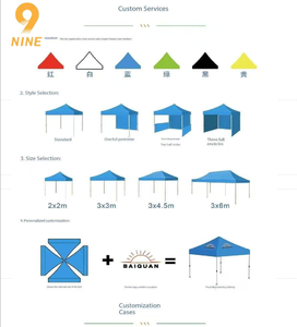 Tùy chỉnh in 10x10 nhôm quảng cáo Lều thương mại ngoài trời cho thấy sự kiện tán tùy chỉnh khuyến mại Cờ biểu ngữ - Product Image 2