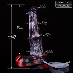 NNSX Fantasy Dildo Squirting Horse Cock with Suction Cup Sex <b>Toys</b> <b>for</b> Vaginal Anal Massage Squirting Dildo <b>for</b> <b>Men</b> Women - Product Image 6