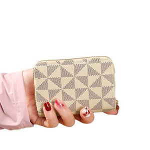 Luxury Catalog Designer <strong>Wallet</strong> Vintage Brown Checker <strong>Wallets</strong> <strong>Travel</strong> Coin Purse Short Card Holder <strong>Women</strong> Clutch Bag - Product Image 5