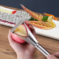 Driehoekig Gesneden Peeling Fruit Groentegereedschap Snijmes Groentesalade Snijder