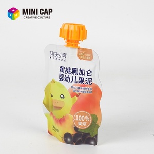 Bolsa de Embalaje Flexible a Prueba de Fugas con Boquilla y <span class=keywords><strong>Mini</strong></span> Tapa Encajable, <span class=keywords><strong>para</strong></span> Smoothies y Purés - Product Image 2