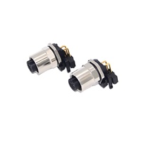 Conector de montaje PCB para sensor de automatización, M12, 5 pines, ángulo de Bcode