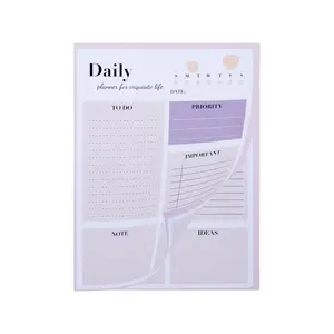 Custom Daily Planner to Do List Notepad with Tear Off Planning 50 Sheets Memo Pad