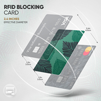 RFID NFC Blockierkarte Anti-Diebstahl Kreditkarten-Schutzkarte Sicherheitskarte für Geldbörsen