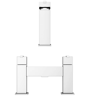 Robinetterie de salle de bain en laiton chromé, mitigeur monocommande pour lavabo, robinet chromé, ensemble de robinets standard britanniques
