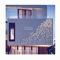 Paneles divisores de pared decorativos para balcones, divisores de barandilla de aluminio con corte láser de diseño moderno, con revestimiento de polvo