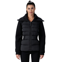 Fabricant OEM Nouvelle Arrivée Conception de logo Veste hybride grande taille pour femme Manteaux épais écologiques pour l'hiver