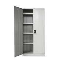LAKSHYO Vente à chaud Étagères réglables 2 portes Lightning Locker School Workshop Office Metal File Storage Cabinet