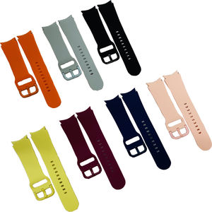 20Mm 22Mm Bracelet de montre en silicone Bracelet intelligent pour Samsung <span class=keywords><strong>Galaxy</strong></span> <span class=keywords><strong>Watch</strong></span> 3 <span class=keywords><strong>Active</strong></span> <span class=keywords><strong>2</strong></span> - Product Image 1