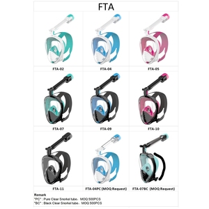 Máscara de <span class=keywords><strong>Snorkel</strong></span> Facial Completa Axuan 2021, Máscara de Buceo Profesional Montada en la Cabeza, Máscara de <span class=keywords><strong>Snorkel</strong></span> Facial Completa - Product Image 6
