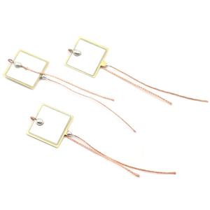 Quadratisches 13MM Piezoelektrisches Keramikblatt Messingblech 13*13MM Doppelseitiges Keramikblatt Mit Leitung Frequenz von 10KHZ - Product Image 6