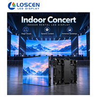 Écran LED de location intérieur P2.604, mur vidéo sans soudure 500x500mm pour salle de réunion et scène