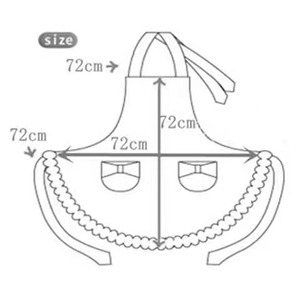 <span class=keywords><strong>Tablier</strong></span> noir sexy <span class=keywords><strong>de</strong></span> style princesse en pur coton à volants style étranger - Product Image 6
