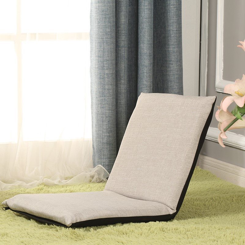 Portable Outdoor Indoor Floor Sofa Chair Colorful Fabric Foldable Chair dining table and chair for reading and praying