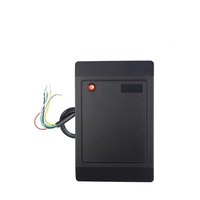 Lectores de Tarjetas de Control de Acceso RFID RS232 ISO 14443A de 13.56MHz, Material ABS Impermeable, Red Wiegand, Distancia de Lectura de 3-5cm